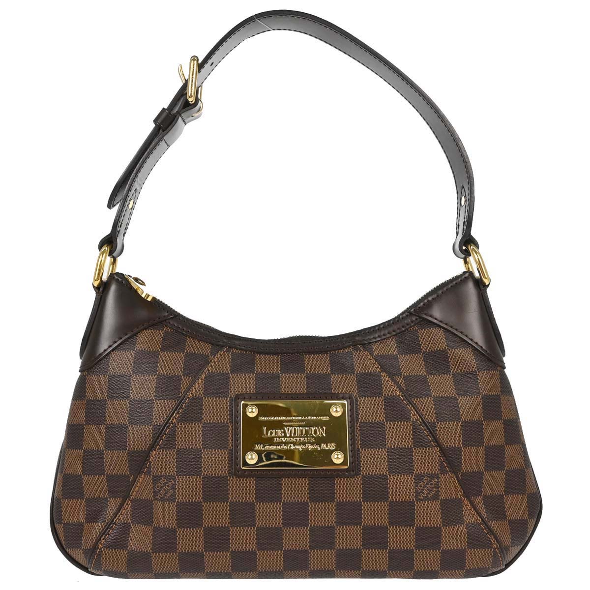 Louis Vuitton Damier Thames PM Hobo Handbag N48180