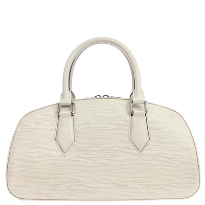 Louis Vuitton White Epi Jasmin Handbag M5208J