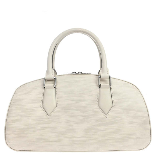 Louis Vuitton White Epi Jasmin Handbag M5208J