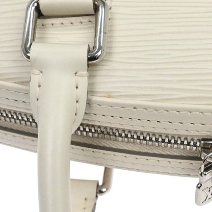 Louis Vuitton White Epi Jasmin Handbag M5208J