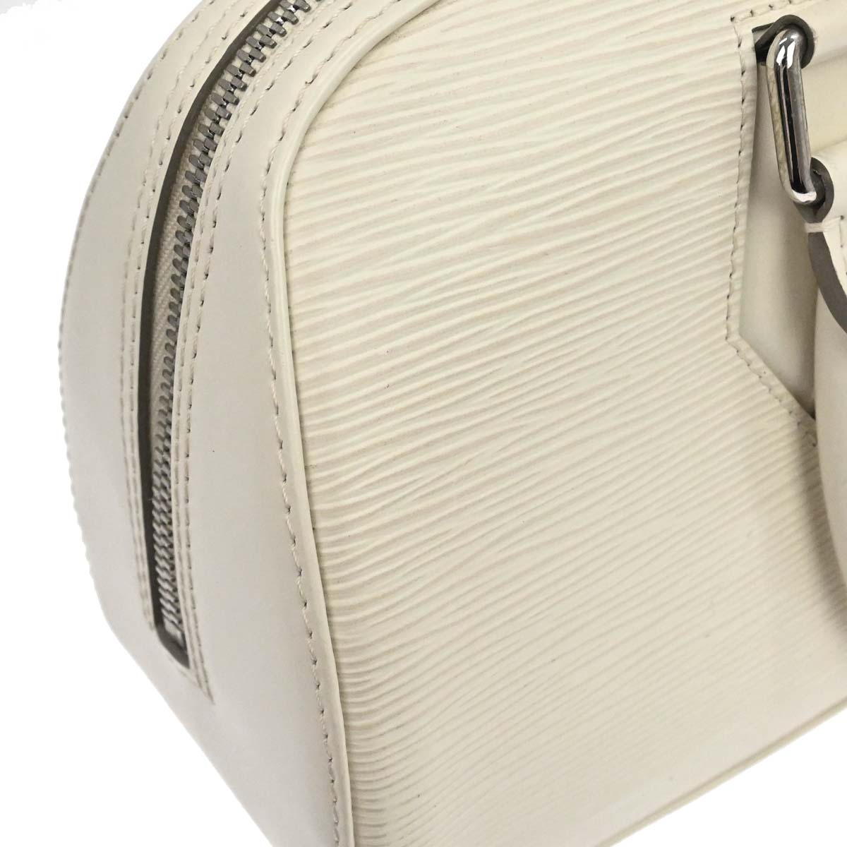 Louis Vuitton White Epi Jasmin Handbag M5208J