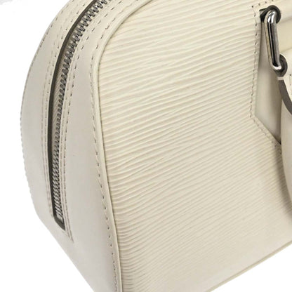 Louis Vuitton White Epi Jasmin Handbag M5208J