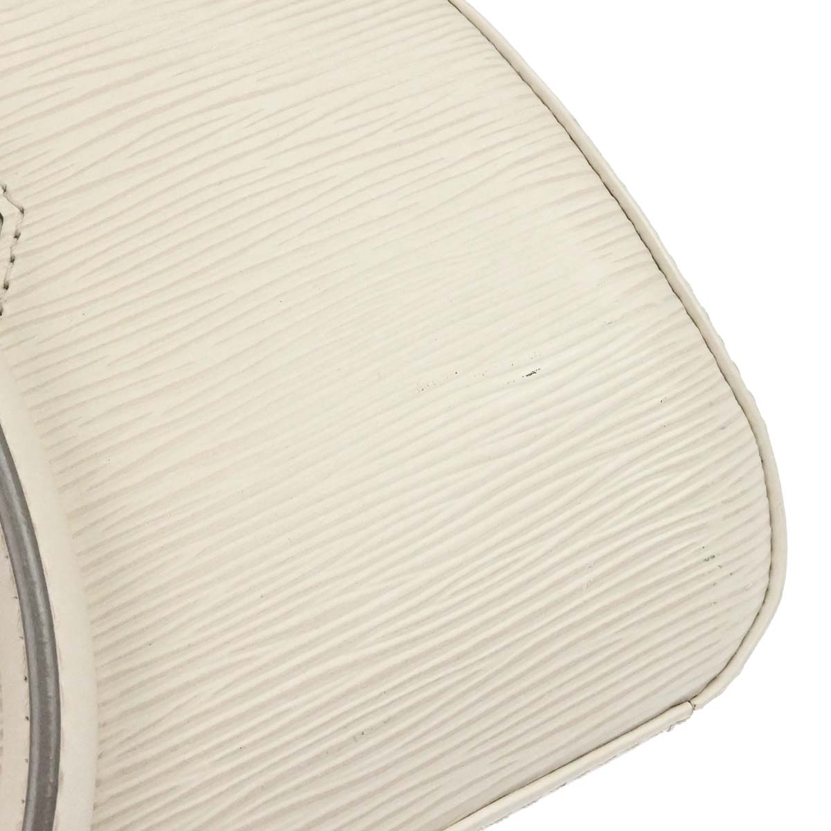 Louis Vuitton White Epi Jasmin Handbag M5208J