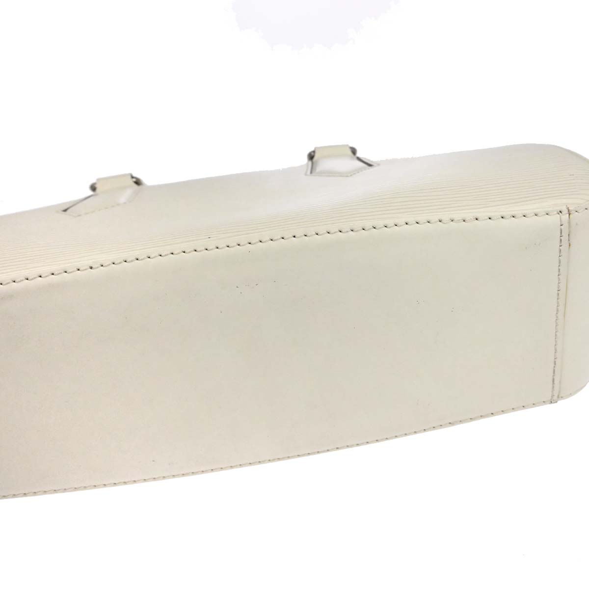 Louis Vuitton White Epi Jasmin Handbag M5208J