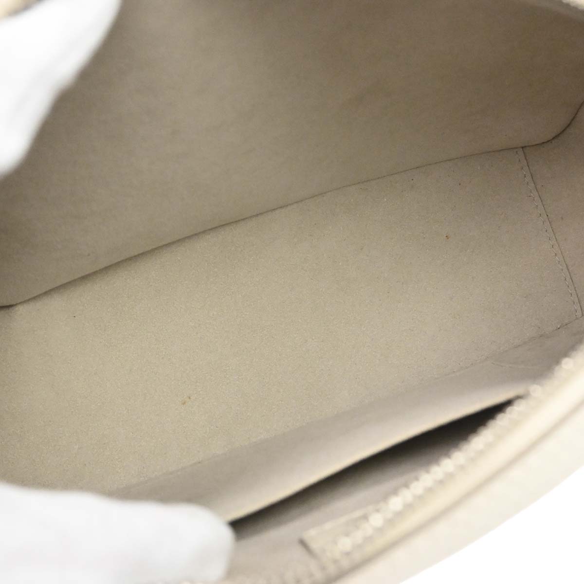 Louis Vuitton White Epi Jasmin Handbag M5208J