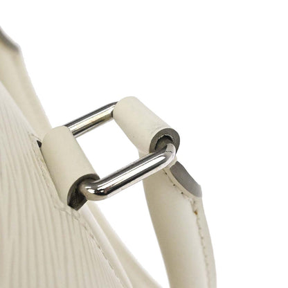 Louis Vuitton White Epi Jasmin Handbag M5208J