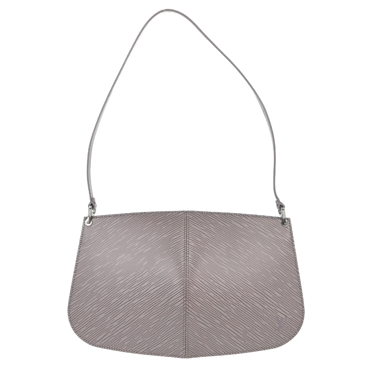 Louis Vuitton Purple Epi Pochette Demi-lune Handbag M5262B