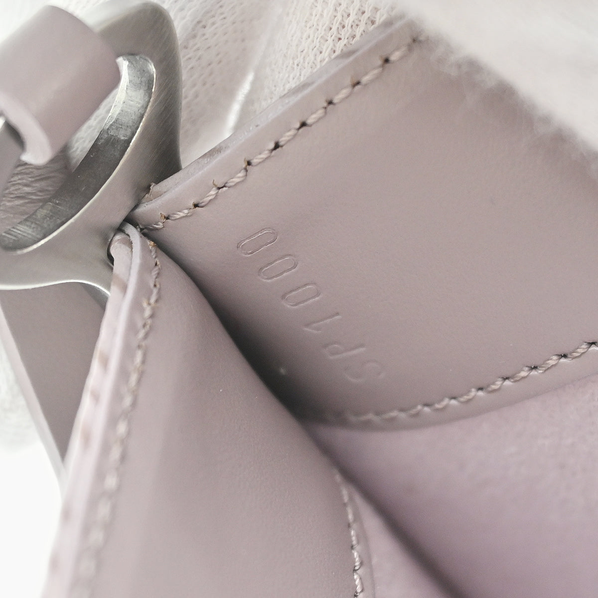 Louis Vuitton Purple Epi Pochette Demi-lune Handbag M5262B