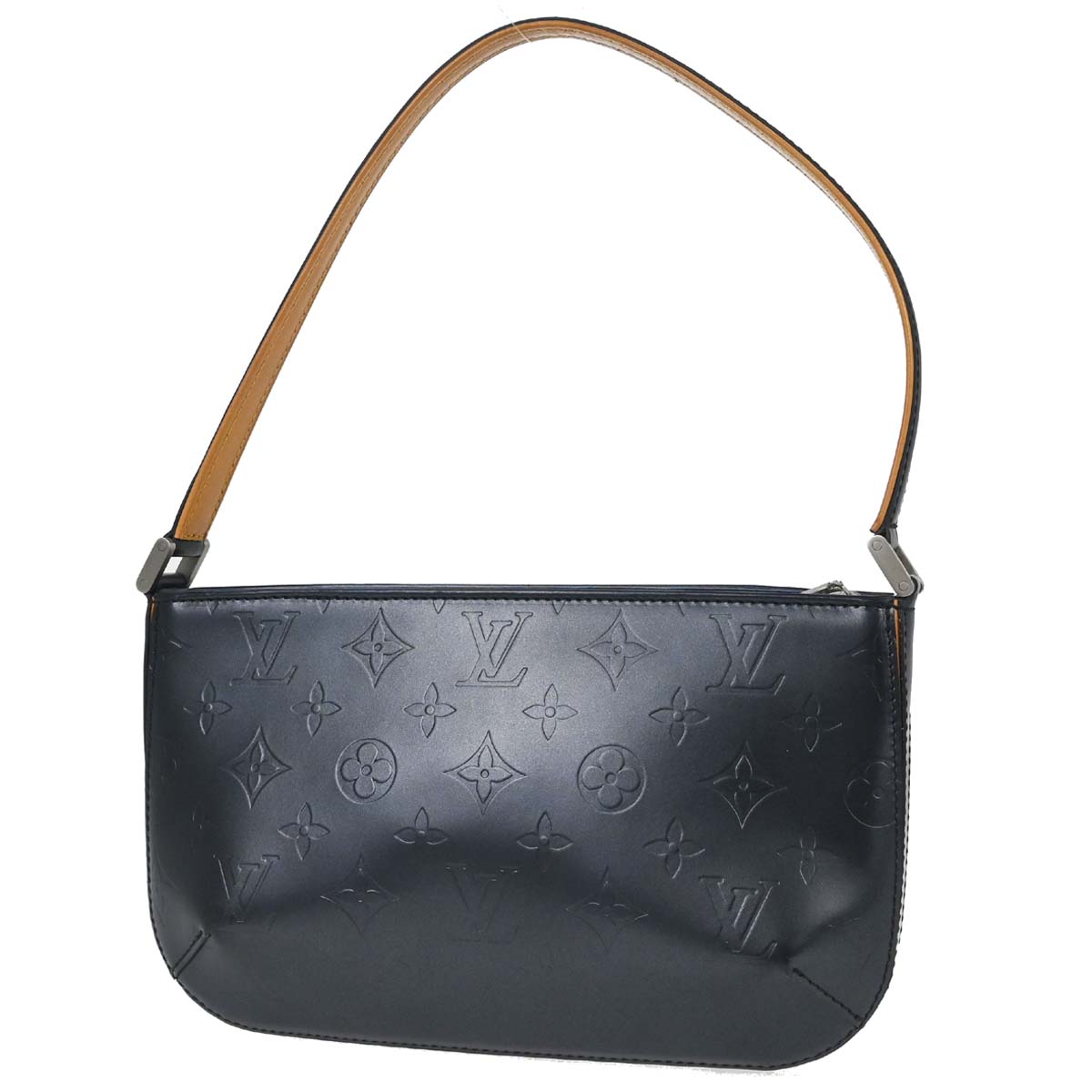 Louis Vuitton Blue Monogram Mat Fowler Handbag M55145