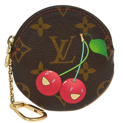Louis Vuitton 2005 Cherry Porte Monnaie Rond Coin Case Wallet M95043
