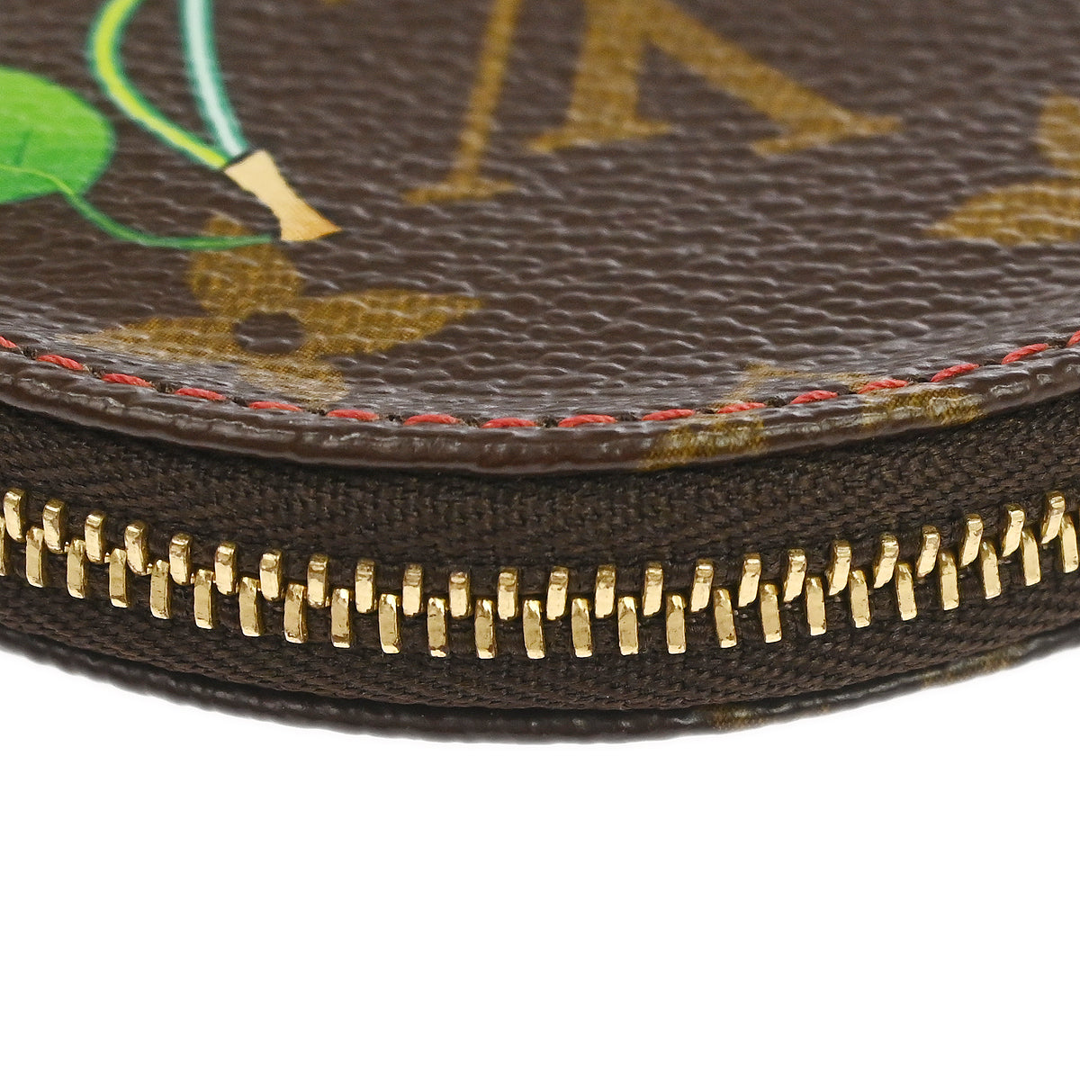 Louis Vuitton 2005 Cherry Porte Monnaie Rond Coin Case Wallet M95043