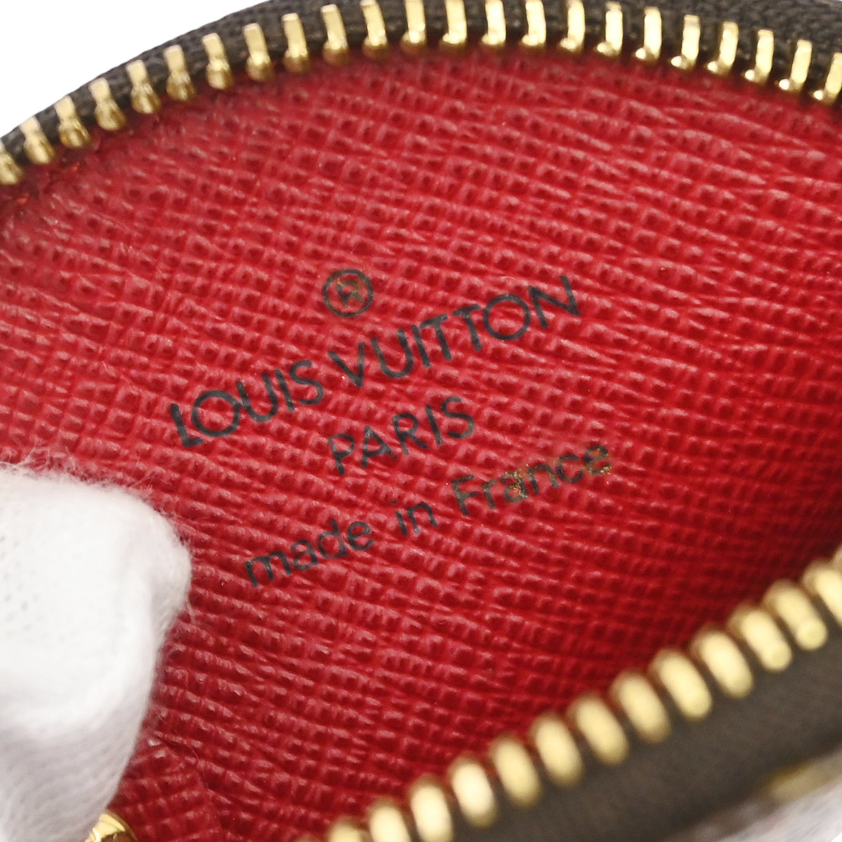 Louis Vuitton 2005 Cherry Porte Monnaie Rond Coin Case Wallet M95043