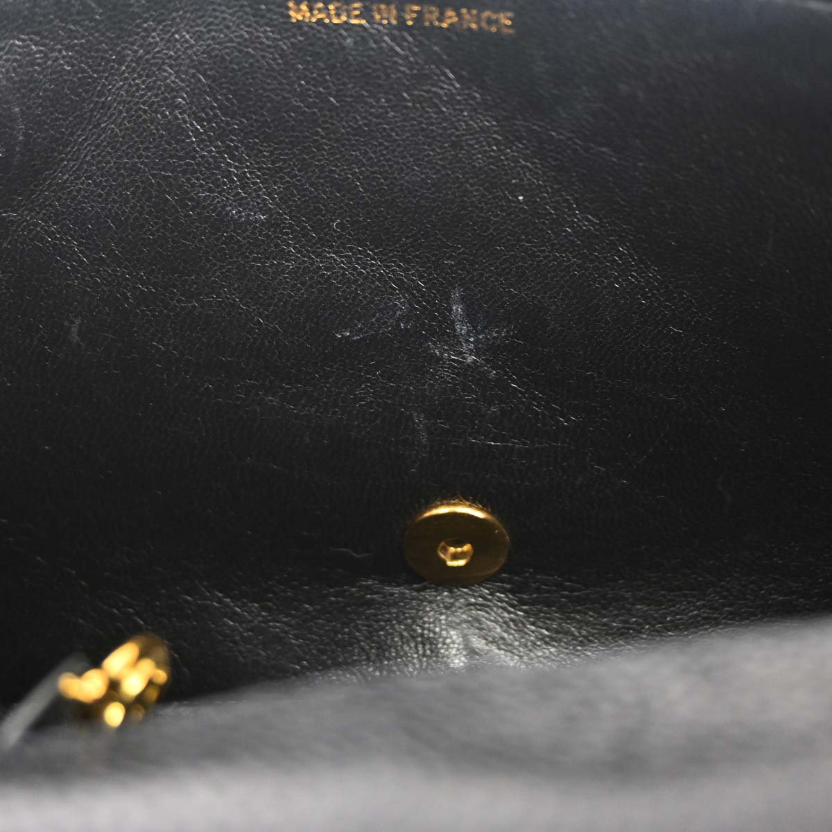 Chanel Black Caviar Skin Medium Diana Shoulder Bag