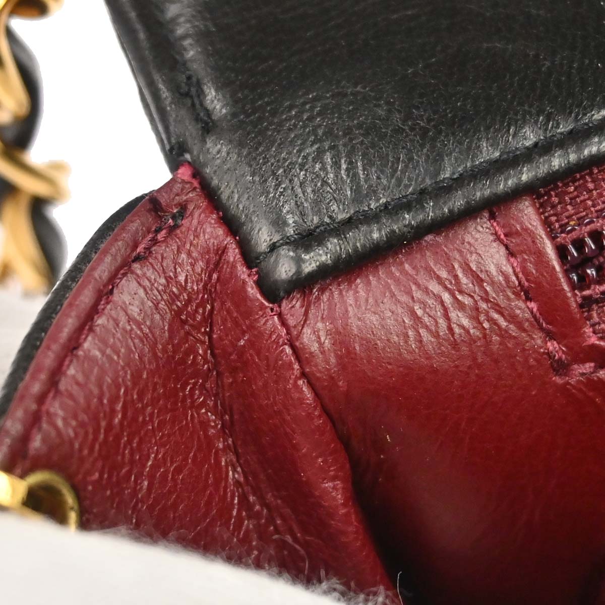 Chanel 1991-1994 Black Lambskin Small Diana Shoulder Bag