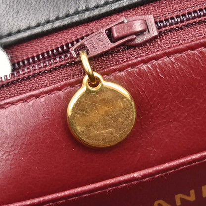 Chanel 1991-1994 Black Lambskin Small Diana Shoulder Bag