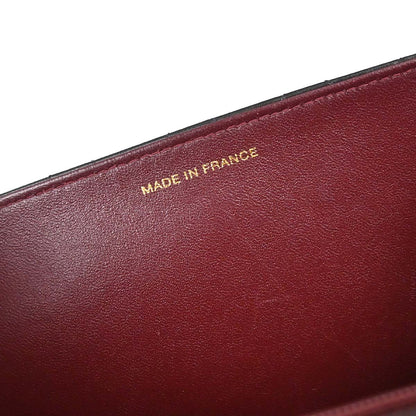Chanel 1997-1999 Black Lambskin Pushlock Small Half Flap Shoulder Bag