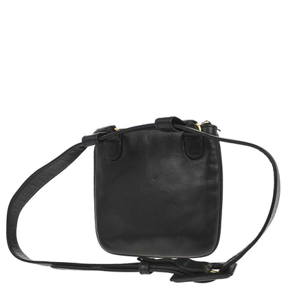 Chanel 1989-1991 Black Lambskin Waist Bum Bag #85/34