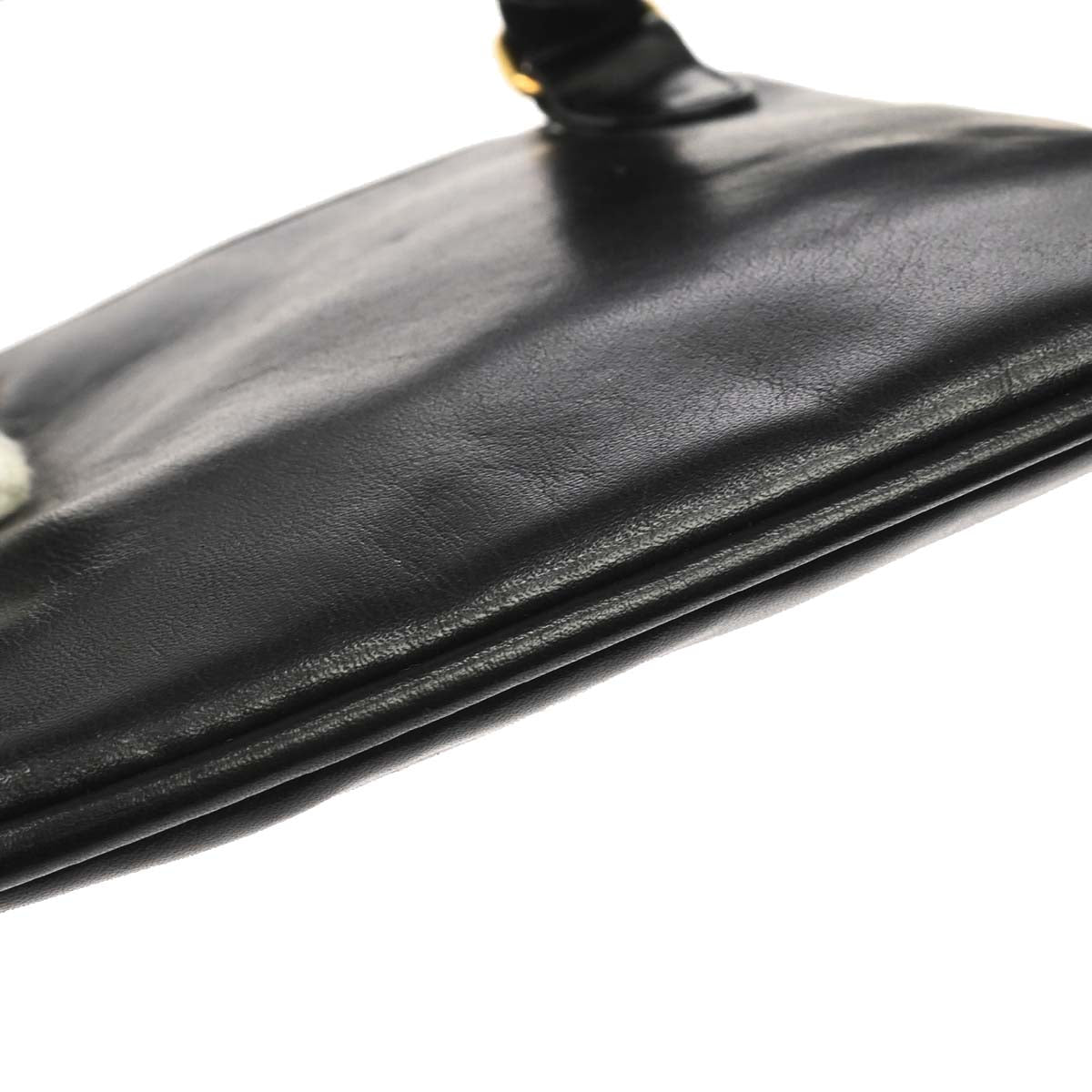 Chanel 1989-1991 Black Lambskin Waist Bum Bag #85/34
