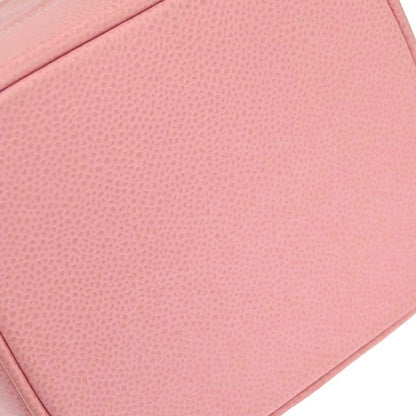 Chanel 2003-2004 Pink Caviar Skin Timeless Vanity Handbag