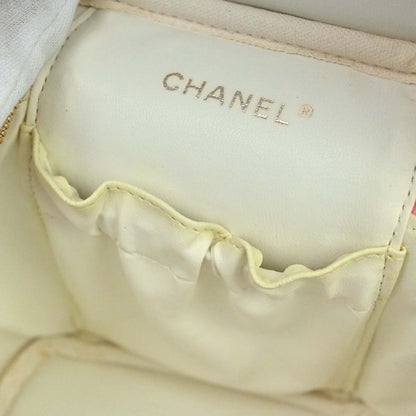 Chanel 2003-2004 Pink Caviar Skin Timeless Vanity Handbag