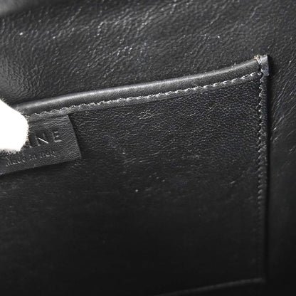 Celine Black Leather Nano Luggage 2way Tote Handbag