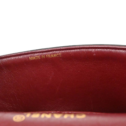 Chanel 1997-1999 Black Lambskin Medium Classic Double Flap Shoulder Bag
