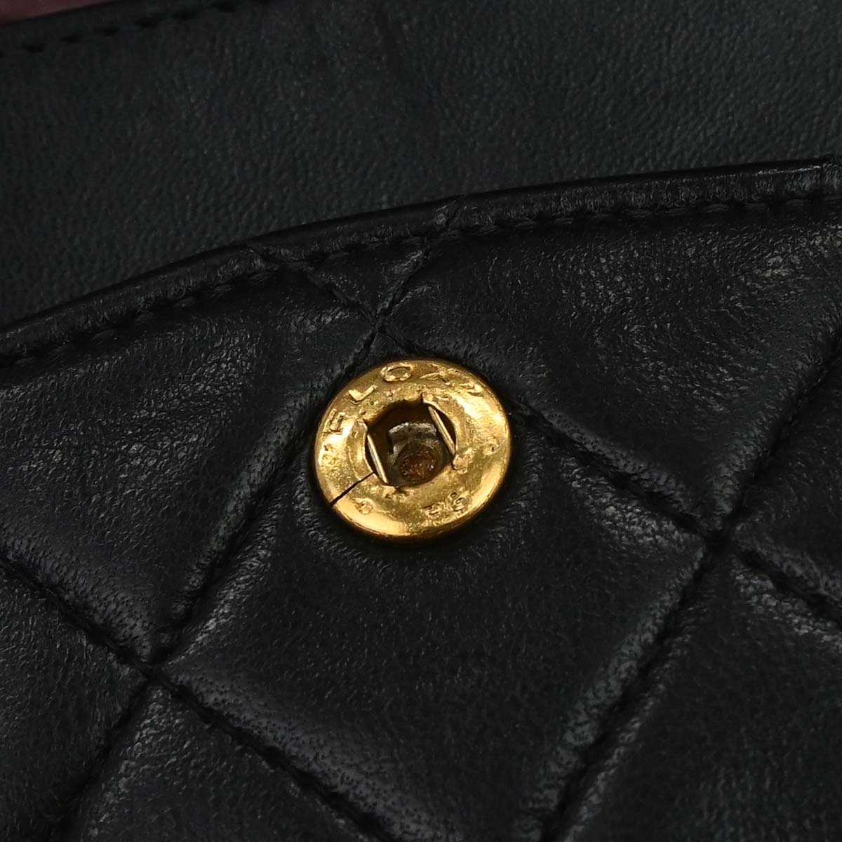 Chanel 1994-1996 Black Lambskin Medium Classic Double Flap Shoulder Bag