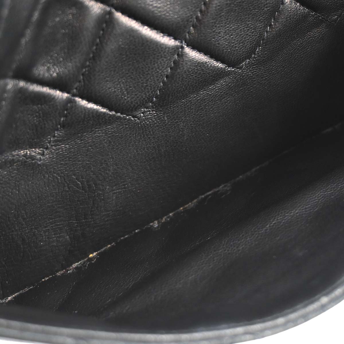 Chanel 1997-1999 Black Lambskin Turnlock Medium Shoulder Bag