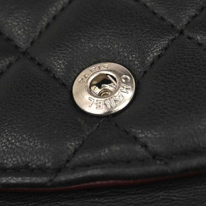 Chanel 2011 Black Lambskin Medium Classic Double Flap Shoulder Bag