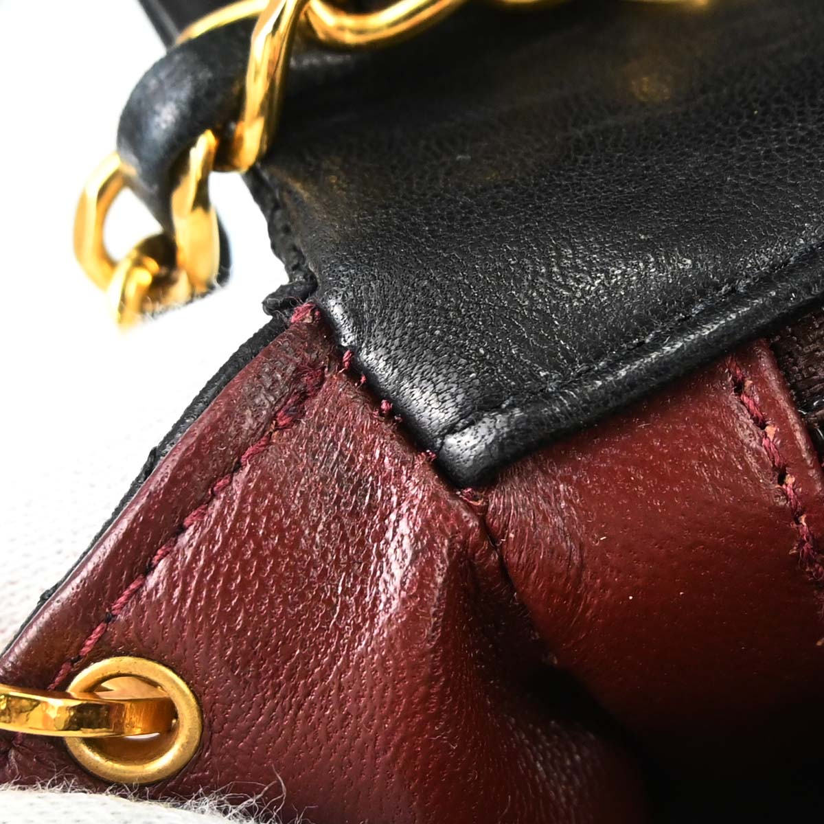 Chanel 1989-1991 Black Lambskin Classic Square Flap Shoulder Bag 20