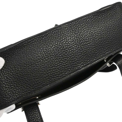 Hermes Black Taurillon Clemence Steve Caporal 27 Shoulder Bag