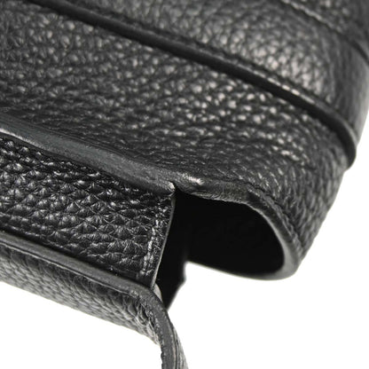 Hermes Black Taurillon Clemence Steve Caporal 27 Shoulder Bag