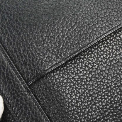 Hermes Black Taurillon Clemence Steve Caporal 27 Shoulder Bag
