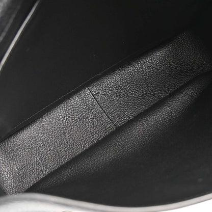 Hermes Black Taurillon Clemence Steve Caporal 27 Shoulder Bag