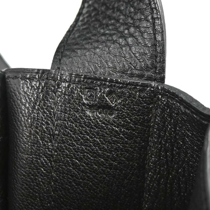 Hermes Black Taurillon Clemence Steve Caporal 27 Shoulder Bag