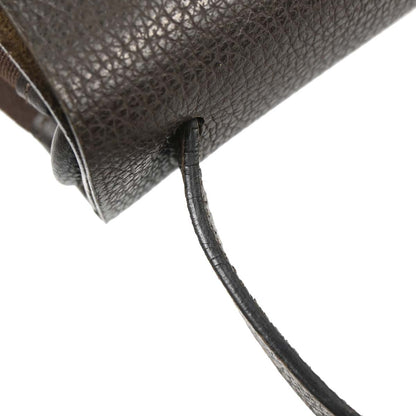 Hermes Cafe Toile Officier Vache Liegee Sac Colorado MM Shoulder Bag