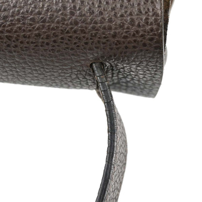 Hermes Cafe Toile Officier Vache Liegee Sac Colorado MM Shoulder Bag
