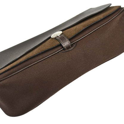 Hermes Cafe Toile Officier Vache Liegee Sac Colorado MM Shoulder Bag