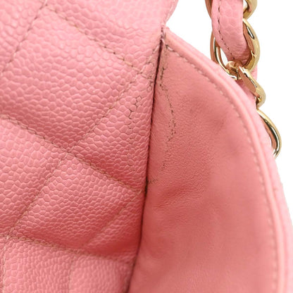 Chanel 2005-2006 Pink Caviar Skin Hobo Handbag