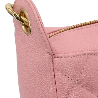 Chanel 2005-2006 Pink Caviar Skin Hobo Handbag