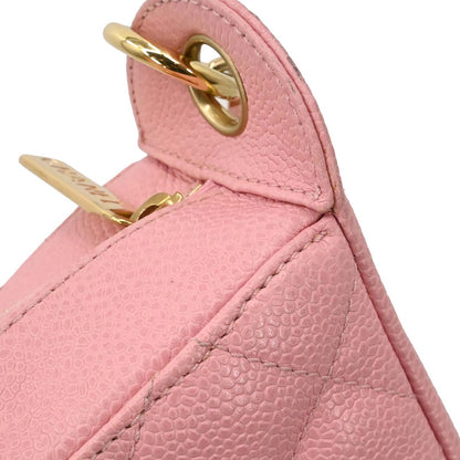 Chanel 2005-2006 Pink Caviar Skin Hobo Handbag