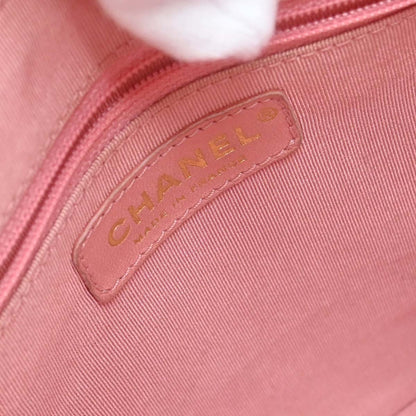 Chanel 2005-2006 Pink Caviar Skin Hobo Handbag