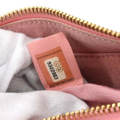 Chanel 2005-2006 Pink Caviar Skin Hobo Handbag