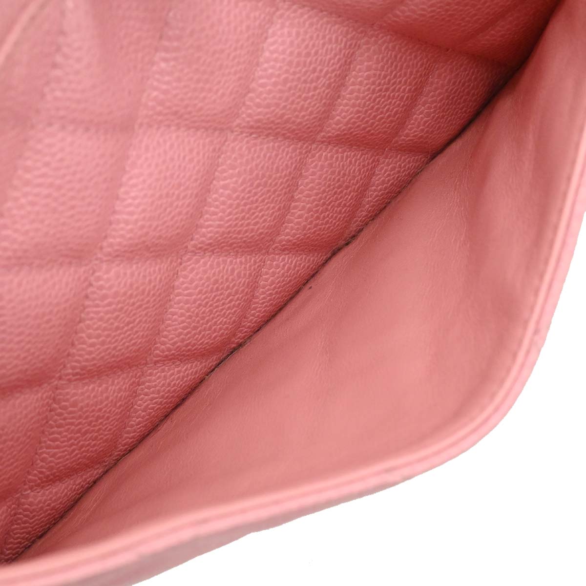 Chanel 2005-2006 Pink Caviar Skin Hobo Handbag