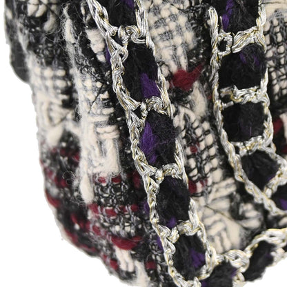 Chanel 2019 Black White Tweed Shoulder Bag