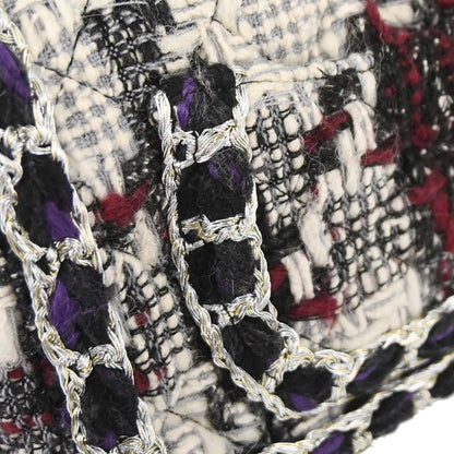 Chanel 2019 Black White Tweed Shoulder Bag