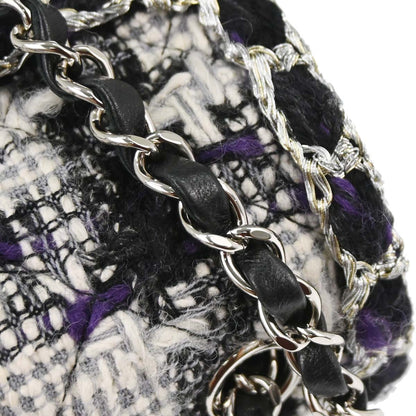 Chanel 2019 Black White Tweed Shoulder Bag