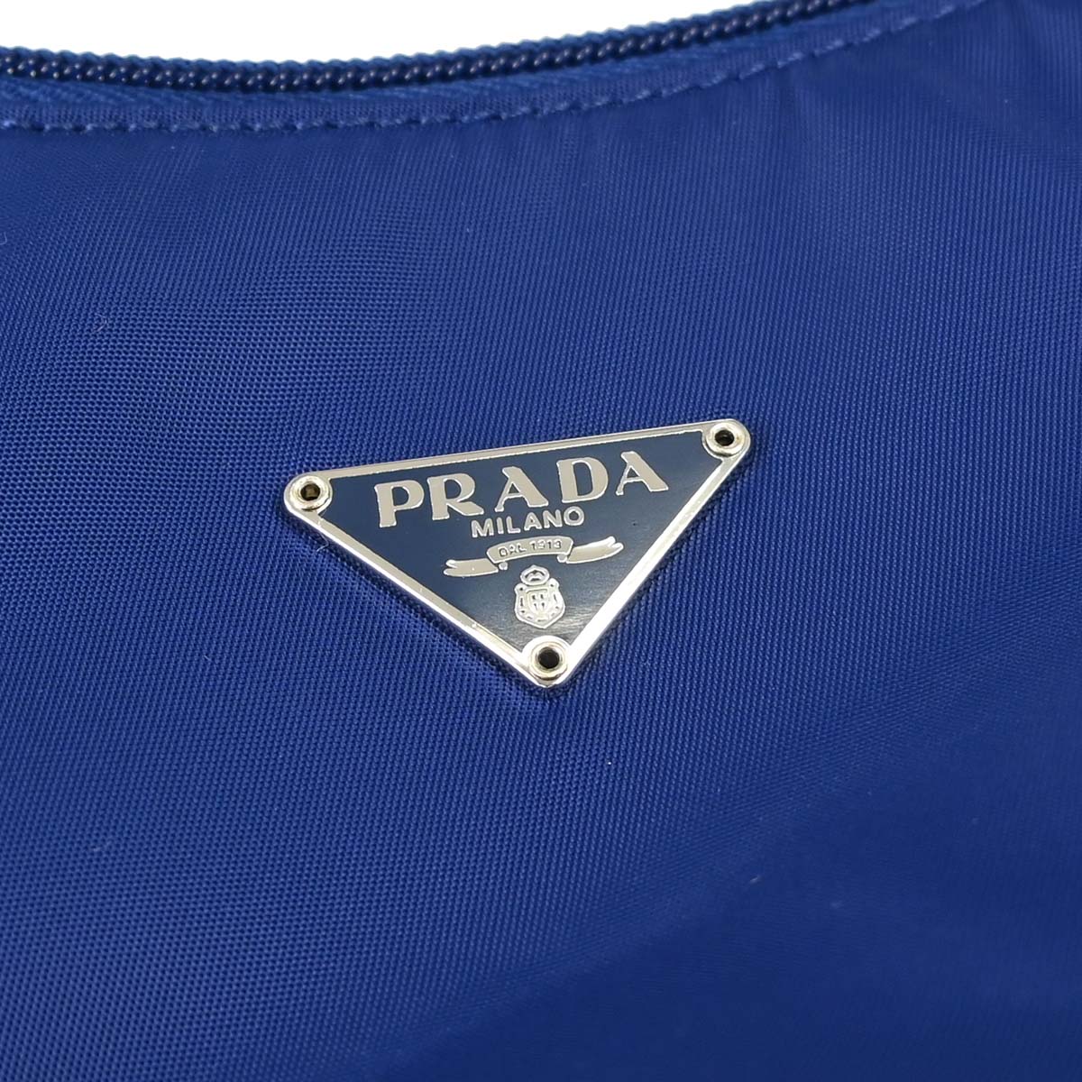 Prada Blue Nylon Handbag