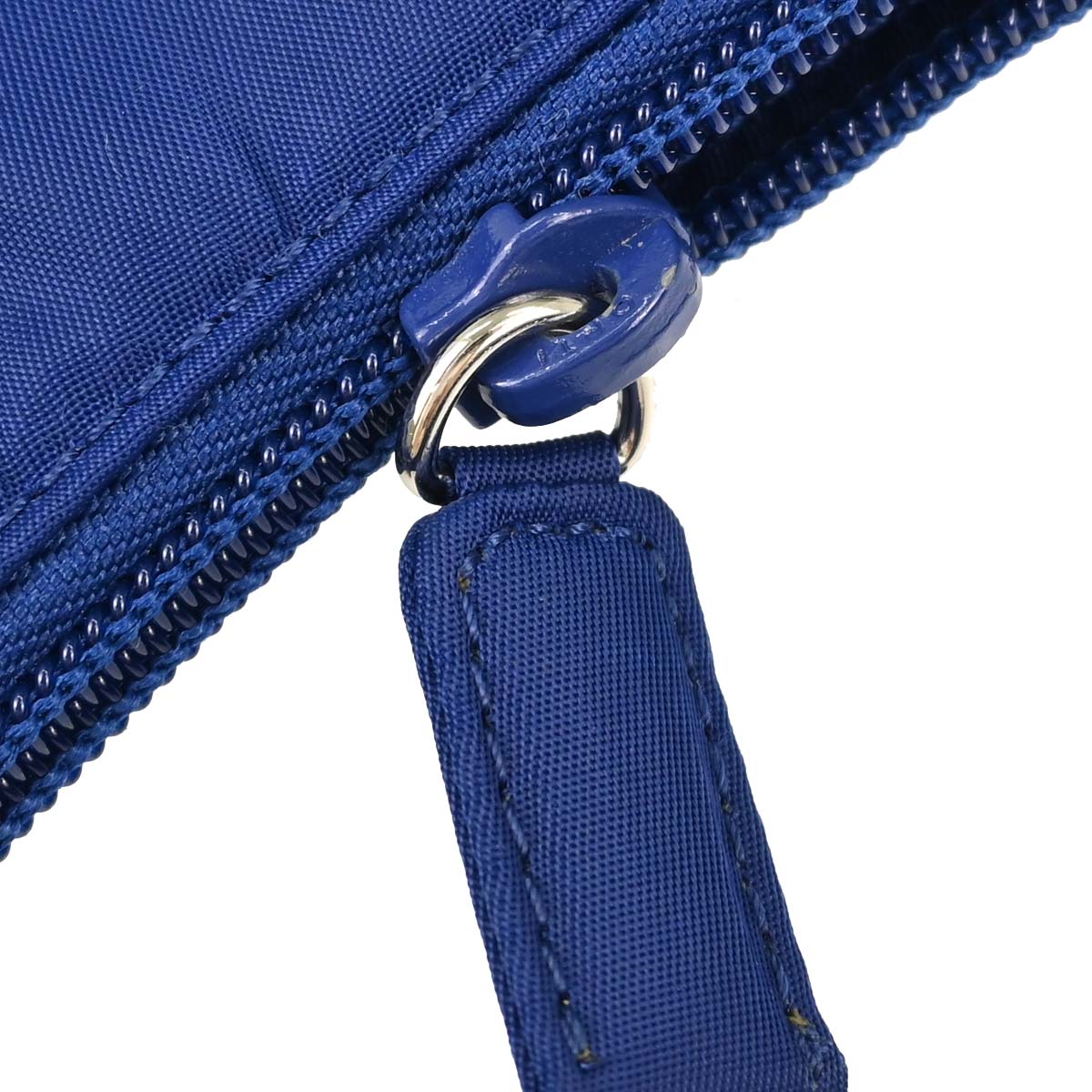 Prada Blue Nylon Handbag