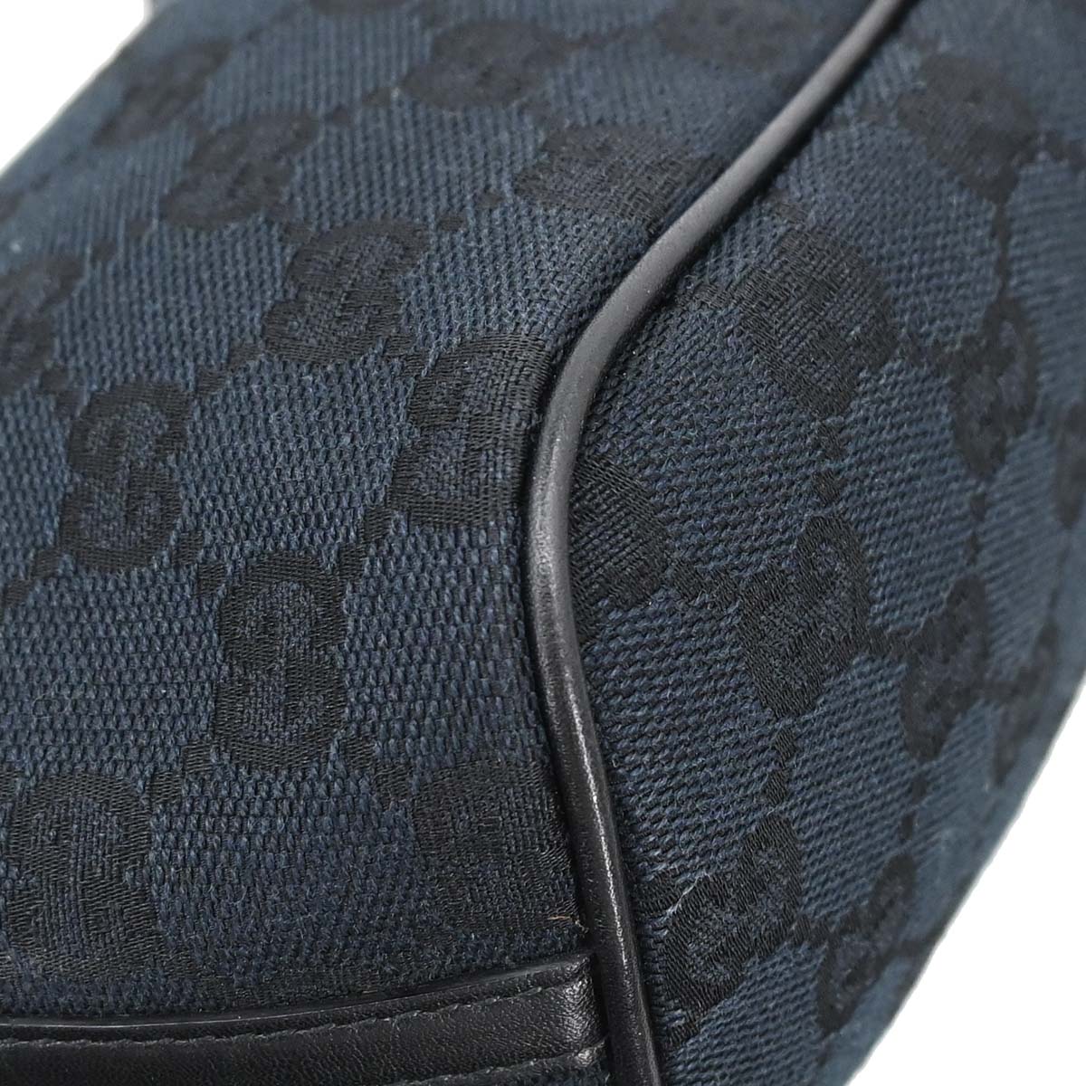 Gucci Black Canvas GG Handbag